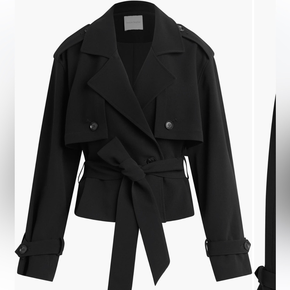 The Charles Cropped Trench Coat
